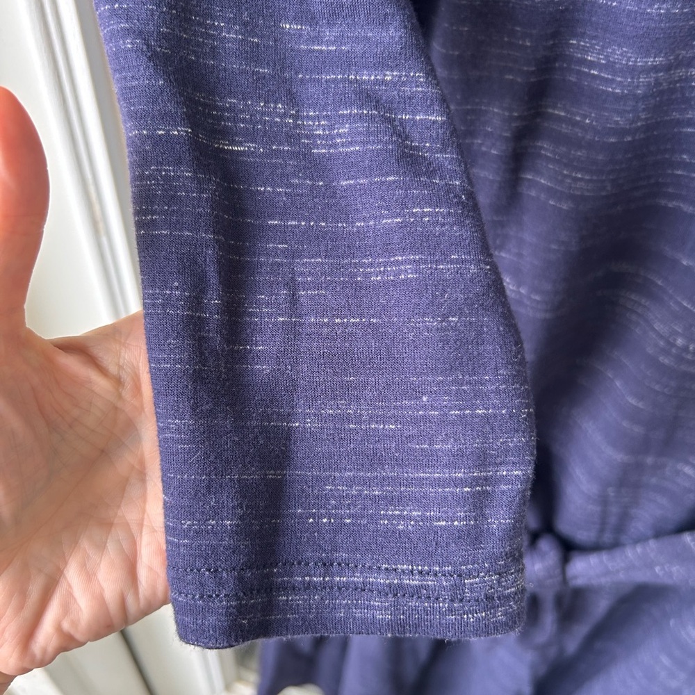 Latched Mama Sweater Nursing Dress sized medium blue - Picture 3 of 3